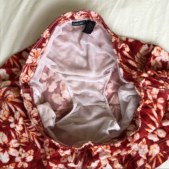 Hawaiian print swim trunks sz XL - Picture 2 of 5